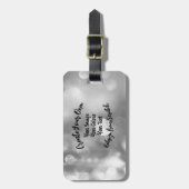 独自のカスタムカラー/デザインの作成 ラゲッジタグ (正面縦)