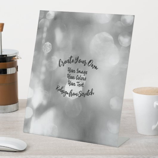 独自のカスタムカラー/デザインの作成 台座サイン (インサイチュ)