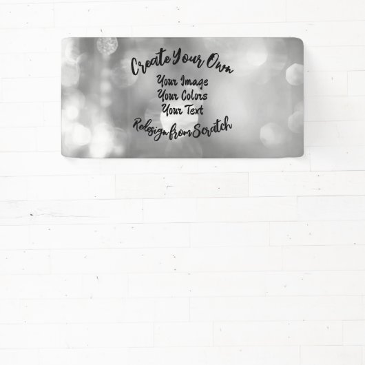 独自のカスタムカラー/デザインの作成 横断幕 (インサイチュ)