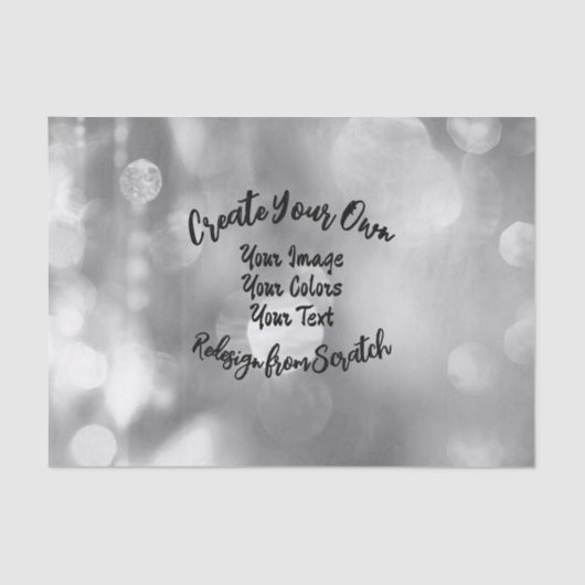 独自のカスタムカラー/デザインの作成 薄葉紙 (正面)