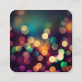 独自のカスタムグリーン秋《写真》ぼけ味の作成 エンクロージャーカード (裏面)