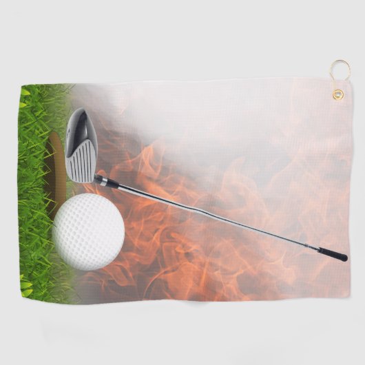 独自のカスタムゴルフタオルを作成ユニークする ゴルフタオル (横)