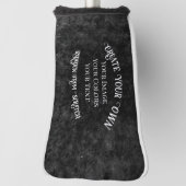 独自のカスタムデザインを作成する ゴルフヘッドカバー (回転90)