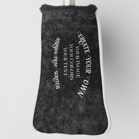 独自のカスタムデザインを作成する ゴルフヘッドカバー (回転90)