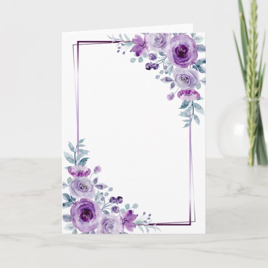 独自のカスタムデザインを作成する サンキューカード (正面)