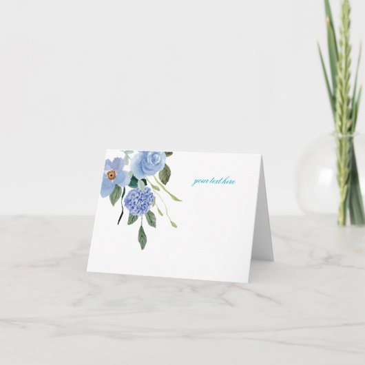 独自のカスタムデザインを作成する サンキューカード (正面)