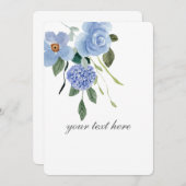 独自のカスタムデザインを作成する サンキューカード (正面/裏面)