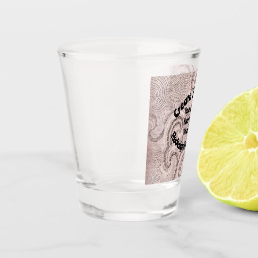 独自のカスタムデザインを作成する ショットグラス (左)