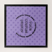 独自のカスタムデザインを作成する ジグソーパズル (横)