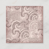 独自のカスタムデザインを作成する スクエア名刺 (裏面)