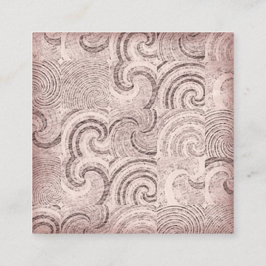 独自のカスタムデザインを作成する スクエア名刺 (裏面)