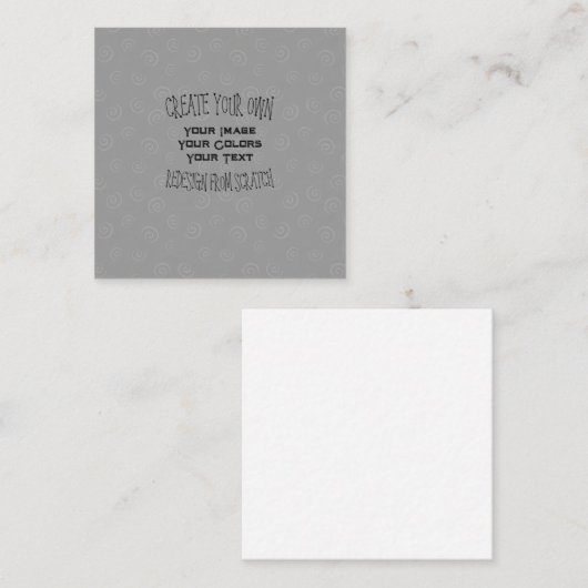 独自のカスタムデザインを作成する スクエア名刺 (正面/裏面)