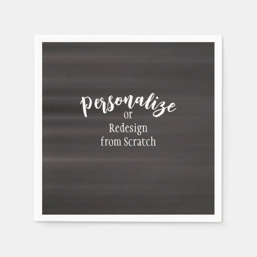 独自のカスタムデザインを作成する スタンダードカクテルナプキン (正面)