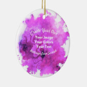 独自のカスタムデザインを作成する セラミックオーナメント (右)