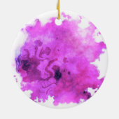 独自のカスタムデザインを作成する セラミックオーナメント (裏面)