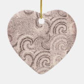 独自のカスタムデザインを作成する セラミックオーナメント (裏面)