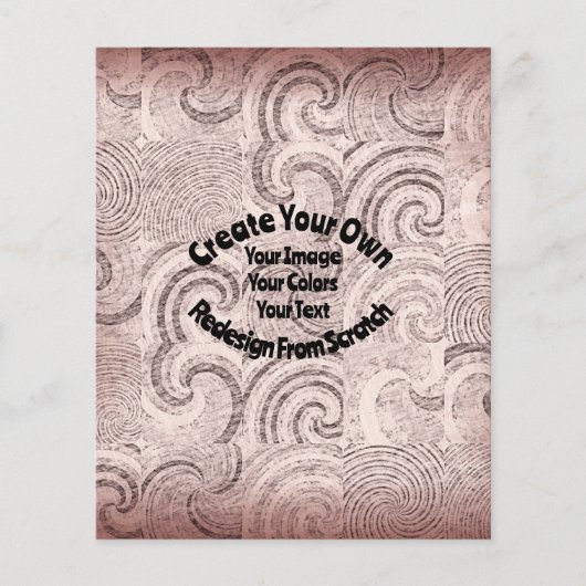 独自のカスタムデザインを作成する チラシ (正面)