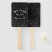 独自のカスタムデザインを作成する ハンドファン (正面&裏面)