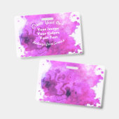 独自のカスタムデザインを作成する バッジ (正面＆裏面)