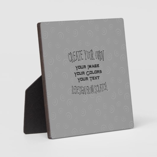 独自のカスタムデザインを作成する フォトプラーク (正面)