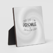 独自のカスタムデザインを作成する フォトプラーク (正面)