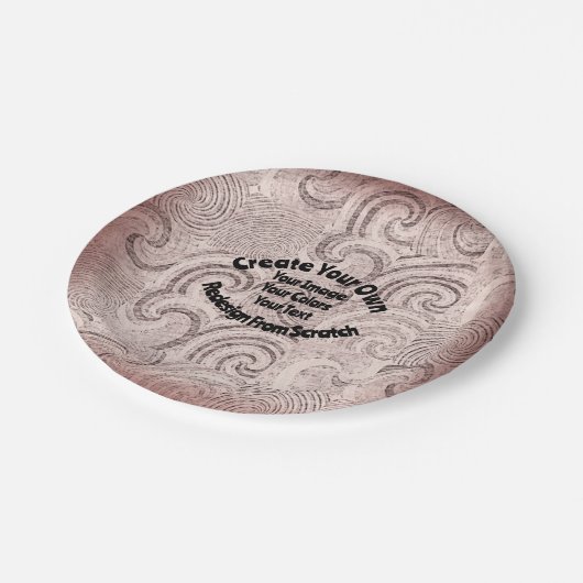 独自のカスタムデザインを作成する ペーパープレート (アングル)