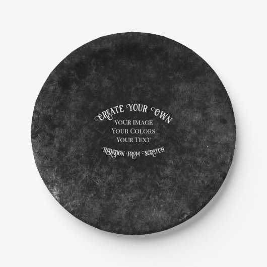 独自のカスタムデザインを作成する ペーパープレート (正面)