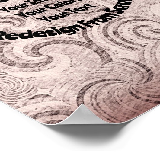 独自のカスタムデザインを作成する ポスター (角)