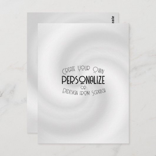 独自のカスタムデザインを作成する ポストカード (正面/裏面)