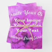 独自のカスタムデザインを作成する ラッピングペーパーシート (インサイチュ)