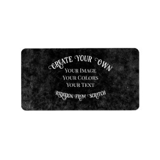 独自のカスタムデザインを作成する ラベル