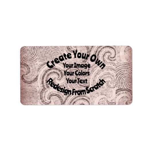 独自のカスタムデザインを作成する ラベル (正面)