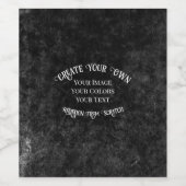 独自のカスタムデザインを作成する ワインラベル (シングルラベル)