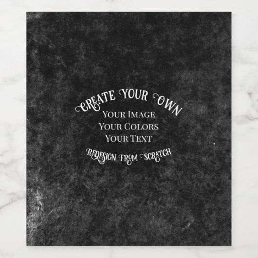 独自のカスタムデザインを作成する ワインラベル (シングルラベル)