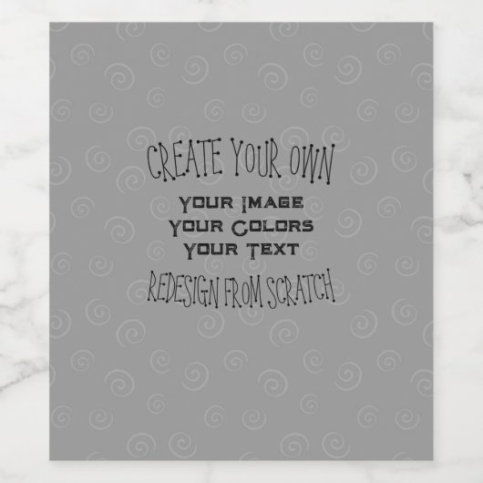 独自のカスタムデザインを作成する ワインラベル (シングルラベル)