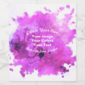 独自のカスタムデザインを作成する ワインラベル (シングルラベル)