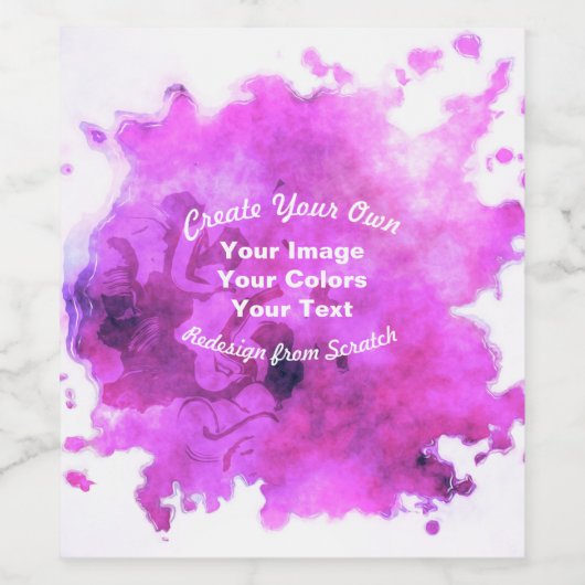 独自のカスタムデザインを作成する ワインラベル (シングルラベル)