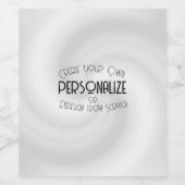 独自のカスタムデザインを作成する ワインラベル (シングルラベル)