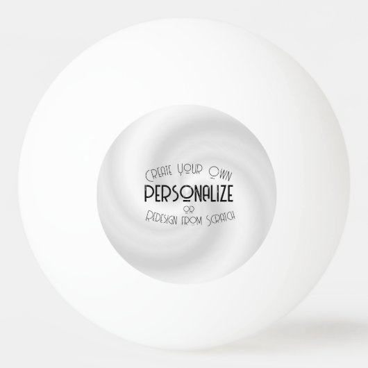 独自のカスタムデザインを作成する 卓球ボール (正面)