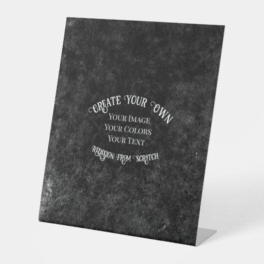 独自のカスタムデザインを作成する 台座サイン (正面)