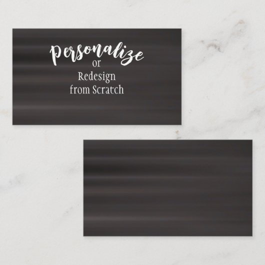 独自のカスタムデザインを作成する 名刺 (正面/裏面)