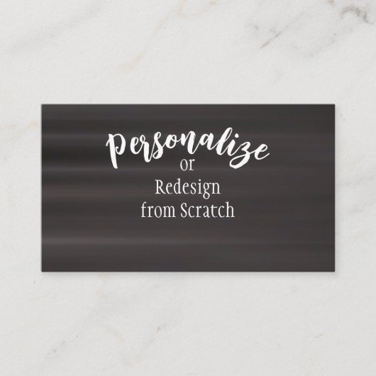 独自のカスタムデザインを作成する 名刺 (正面)