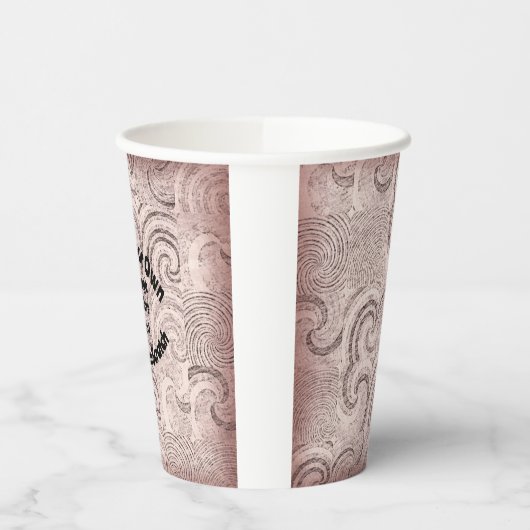 独自のカスタムデザインを作成する 紙コップ (左)