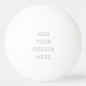 独自のカスタムデザインを作成One Star 卓球ボール (正面)