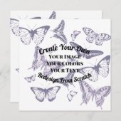 独自のカスタムデザインカードを作成 (正面/裏面)