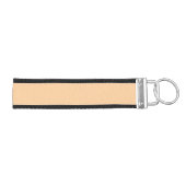 独自のカスタムデザイングロスグレイン、黒を作成 リストバンドキーホルダー (鍵右)