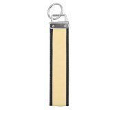 独自のカスタムデザイングロスグレイン、黒を作成 リストバンドキーホルダー (鍵トップ)