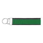 独自のカスタムデザイングロスグレイン、黒を作成 リストバンドキーホルダー (鍵左)