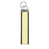 独自のカスタムデザイングロスグレイン、黒を作成 リストバンドキーホルダー (鍵トップ)