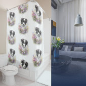 独自のカスタムデザインドッグフォトフォトを作成 シャワーカーテン